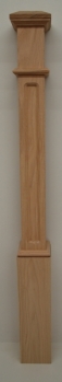 Inset Boxed Newel Post 5x5x52