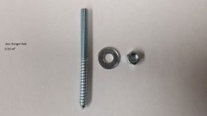 Zinc Hanger Bolt 5/16x4"