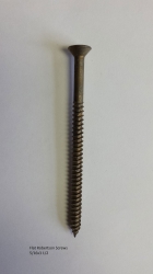 Flat Robertson Screw 5/16x3 1/2